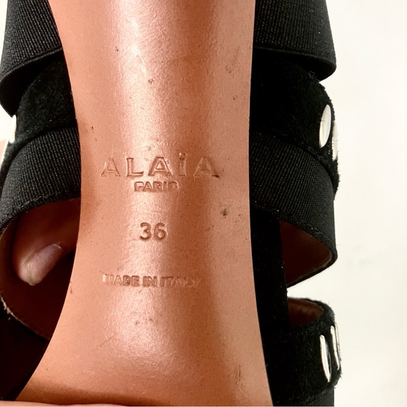 Black Alaia Paris Heels - Picture 11 of 14